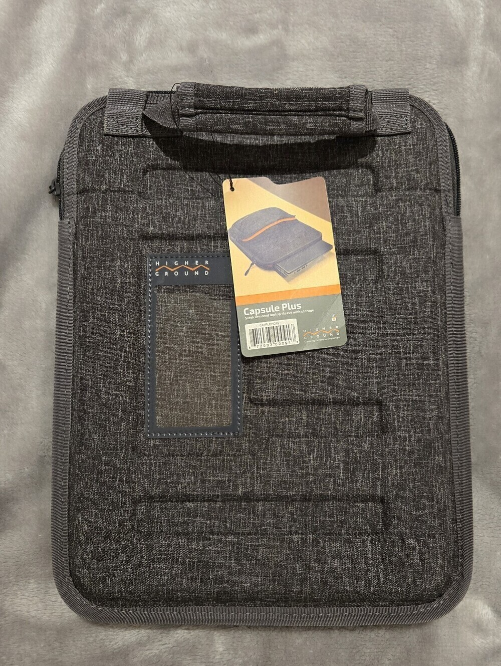 Higher Ground Capsule 11" Laptop-Tablet Case - Sleek Armoured Laptop Sleeve Gray